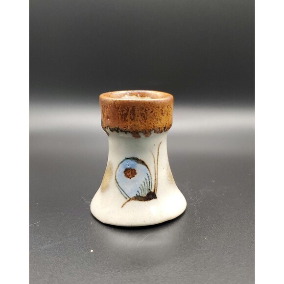 Ken Edwards Tonala Bird Butterfly Hand Painted Candle Holder - Picture 1 of 5